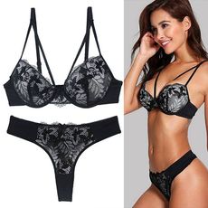 Foreign trade supply sexy women bra lace printing color matching underwear large size underwear bra AliExpress explosion