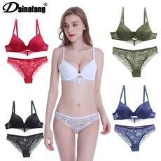 Foreign trade supply sexy women bra lace printing color matching underwear large size underwear bra AliExpress explosion