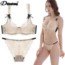 Foreign trade supply sexy women bra lace printing color matching underwear large size underwear bra AliExpress explosion