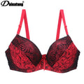 Foreign trade supply sexy women bra lace printing color matching underwear large size underwear bra AliExpress explosion