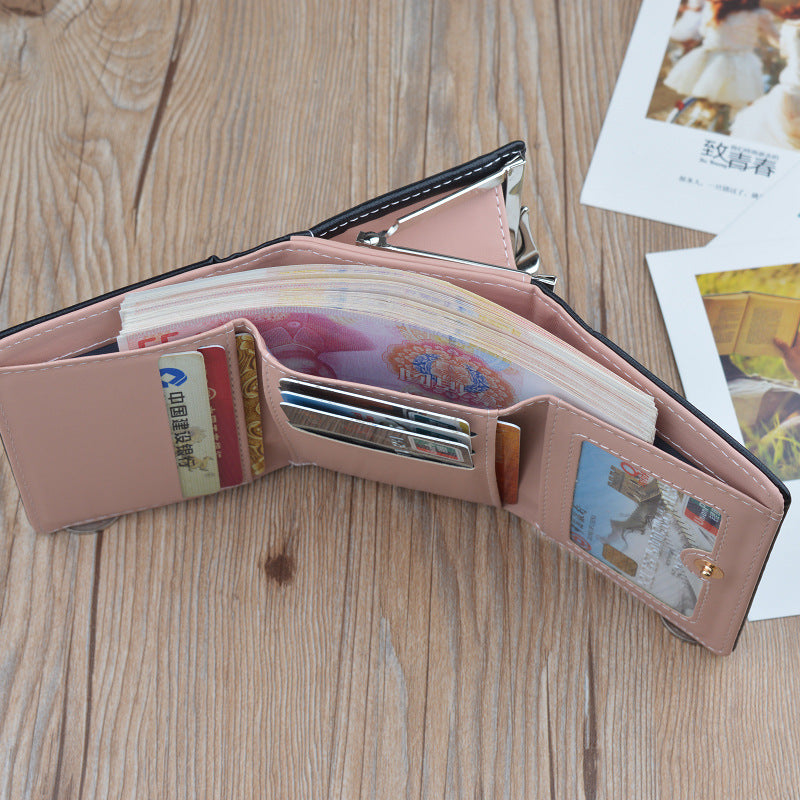 Portefeuille compact femme – Mode coréenne