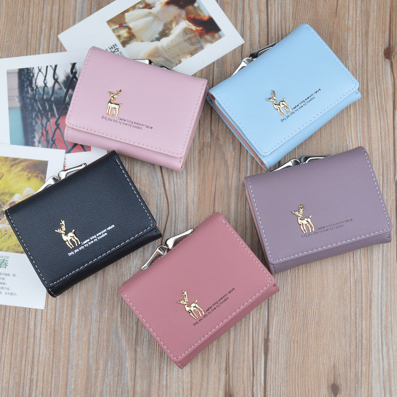 Portefeuille compact femme – Mode coréenne