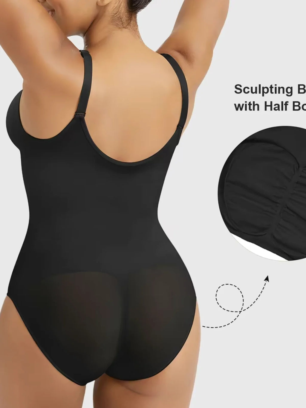 Body gainant zippé – Maintien fort & confort