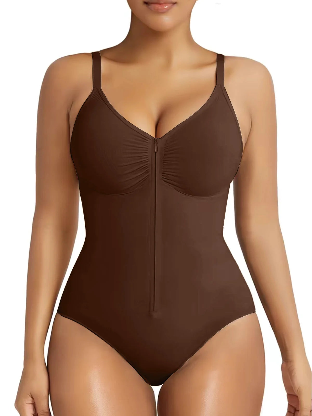 Gaine Corset Femme Grande Taille – Sculptante, Fermeture Éclair, Ventre Plat