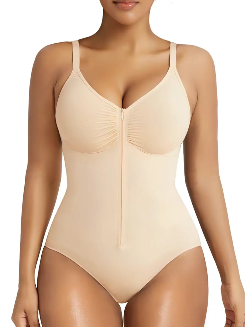 Gaine Corset Femme Grande Taille – Sculptante, Fermeture Éclair, Ventre Plat