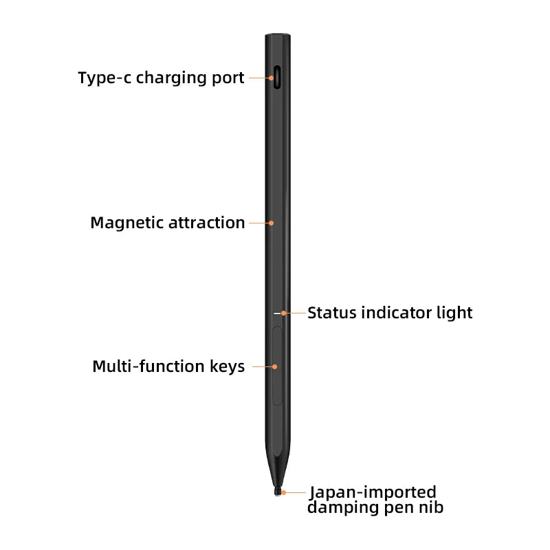 Smart Stylus for Chromebook With 4096 Pressure Factory Source Touch Stylus Attachable Touch Screen Stylus Pen