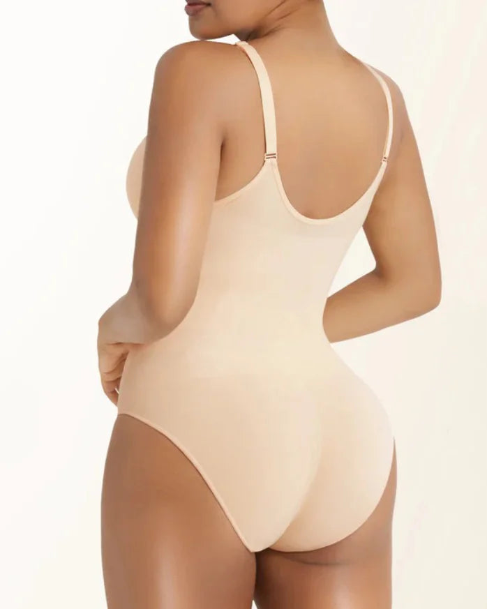 Gaine Bodysuit Femme Légère Respirante – Fermeture Éclair, Ventre Plat, Sans Couture