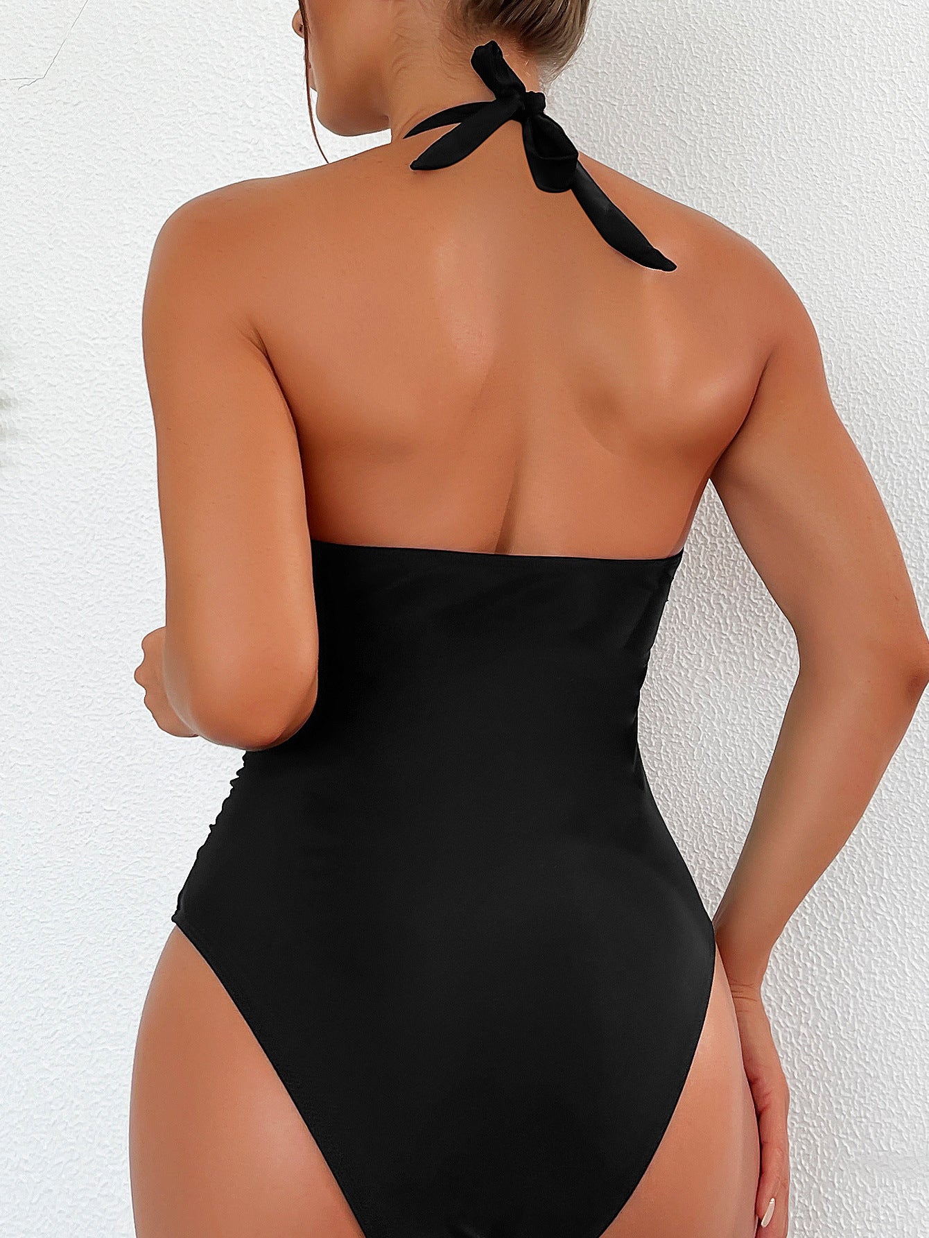 Maillot de Bain Une Pièce Femme – Gainant, Séchage Rapide, Style Européen