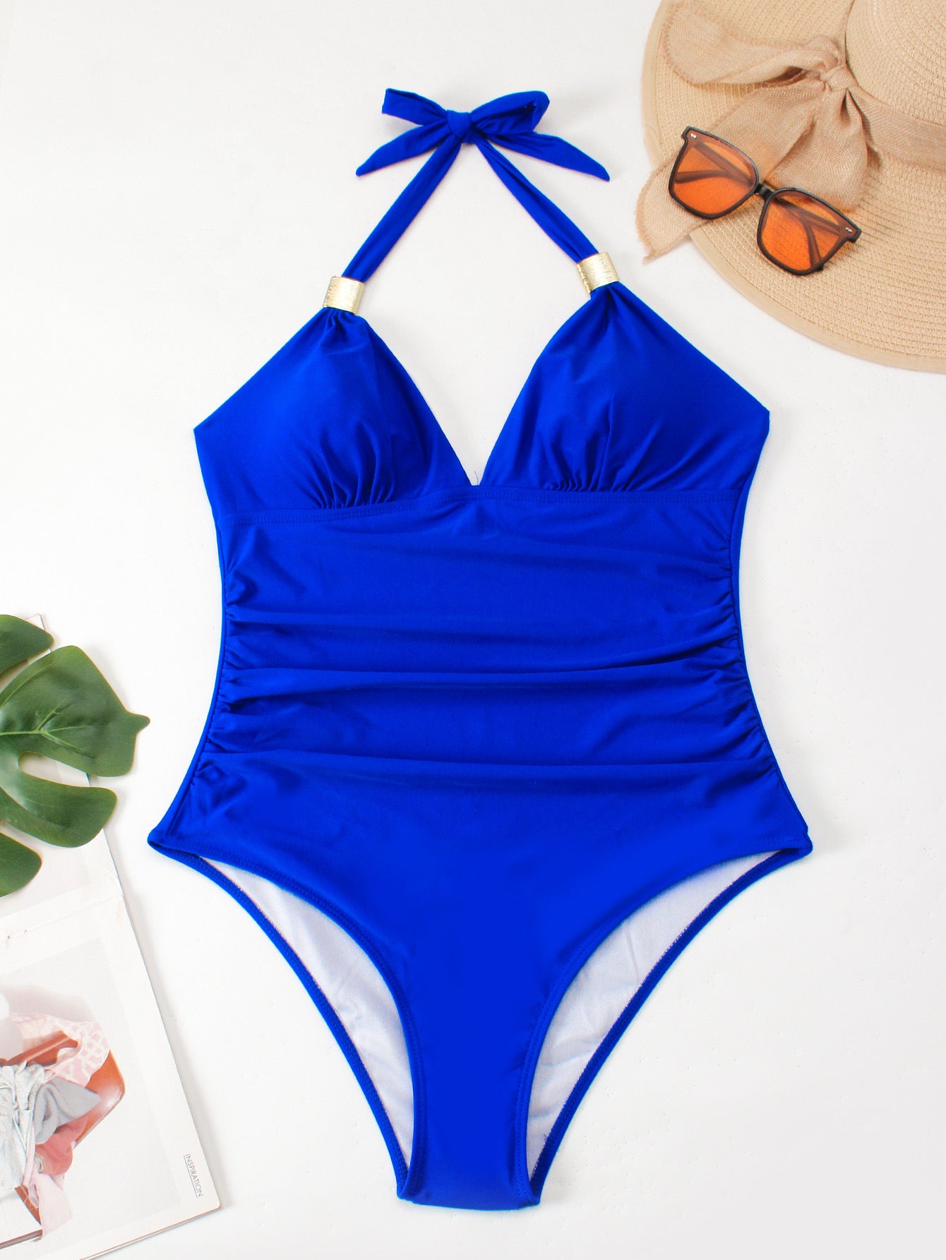 Maillot de Bain Une Pièce Femme – Gainant, Séchage Rapide, Style Européen