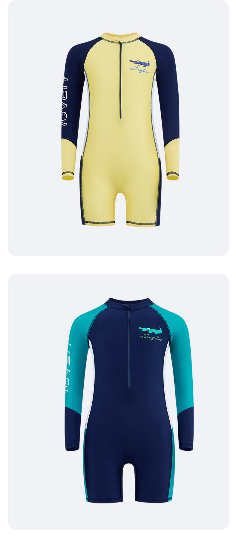 Maillot de Bain Garçon Enfant – Anti-UV, Séchage Rapide, Motif Crocodile