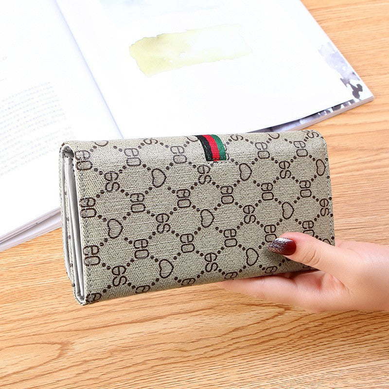 Portefeuille Long Femme Multifonction – Porte-Cartes, Pliable, Style Mode