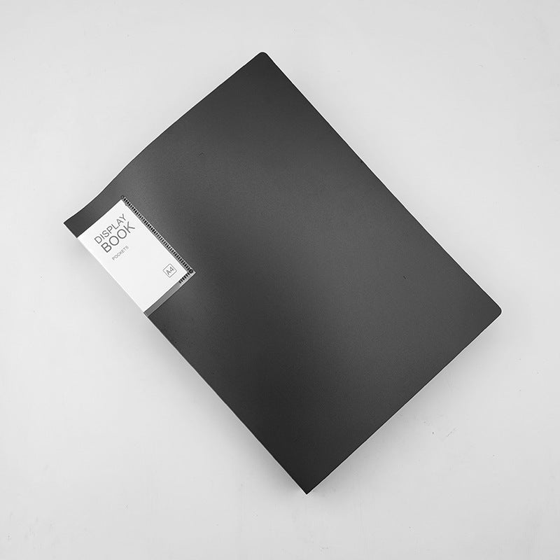 Candy-Colored Document Folder A4 Test Paper Collection Pregnancy Check-Up Storage Folder Transparent Insert Folder Wholesale in Stock