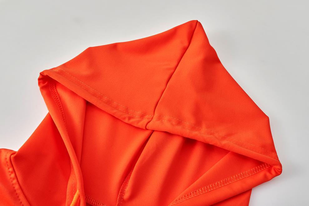 2024 cross-border autumn and winter European and American women's fashion sports leisure solid color suit personality zipper pocket two-piece set