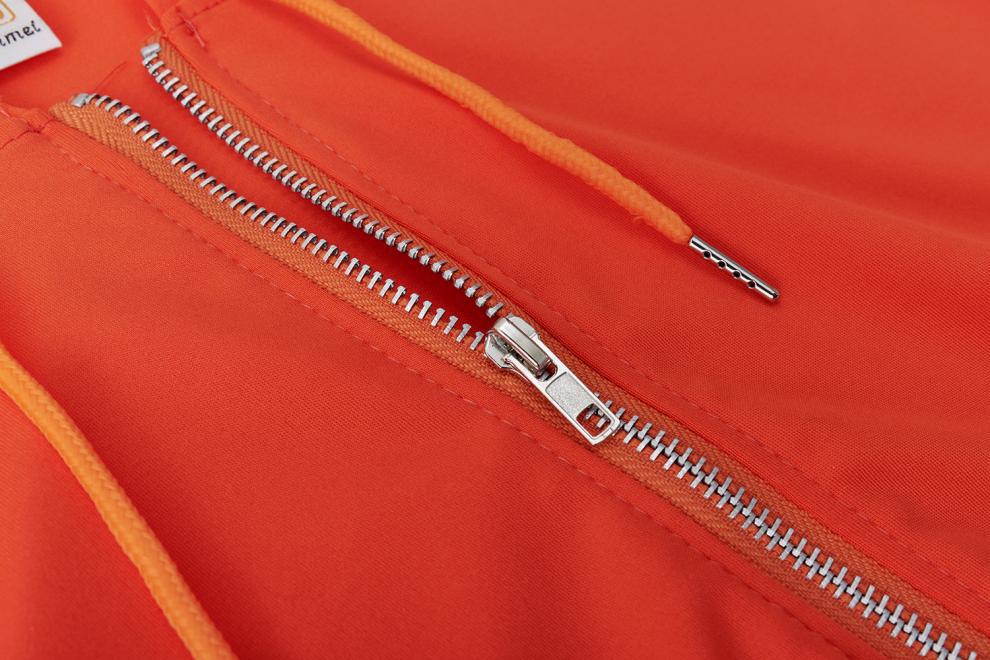 2024 cross-border autumn and winter European and American women's fashion sports leisure solid color suit personality zipper pocket two-piece set