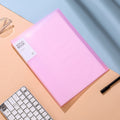 Candy-Colored Document Folder A4 Test Paper Collection Pregnancy Check-Up Storage Folder Transparent Insert Folder Wholesale in Stock