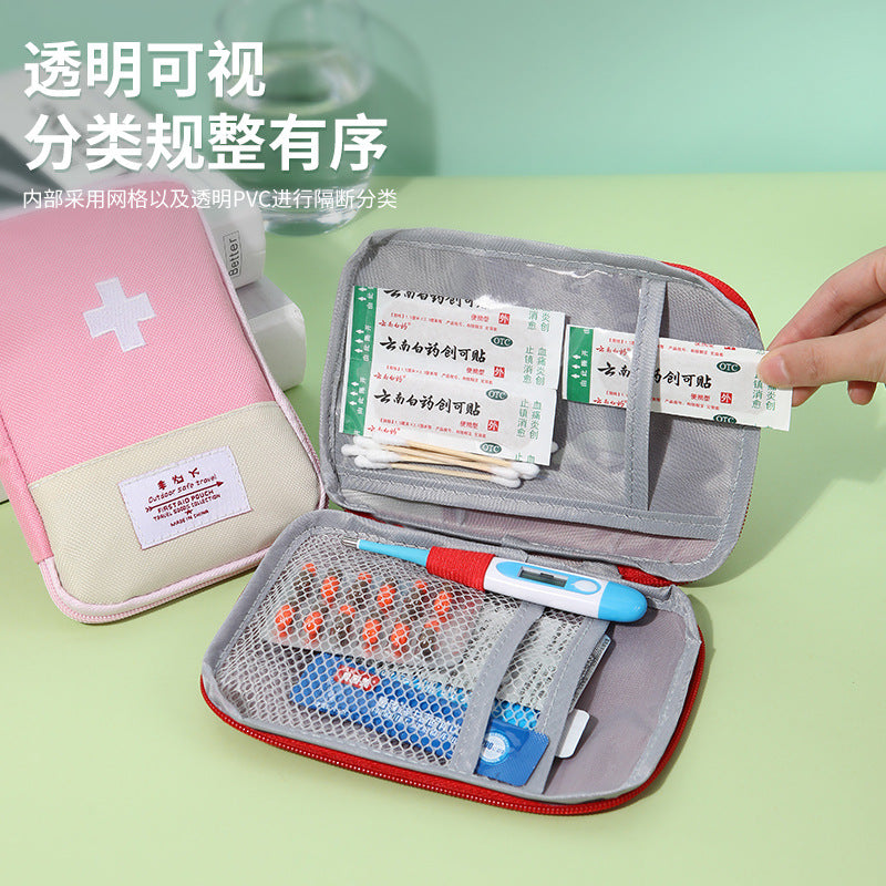 Korean Travel Portable Cosmetics Bag, Portable Small Medicine Bag, Small Cosmetics Bag, Medical Bag, Emergency Bag Manufacturer