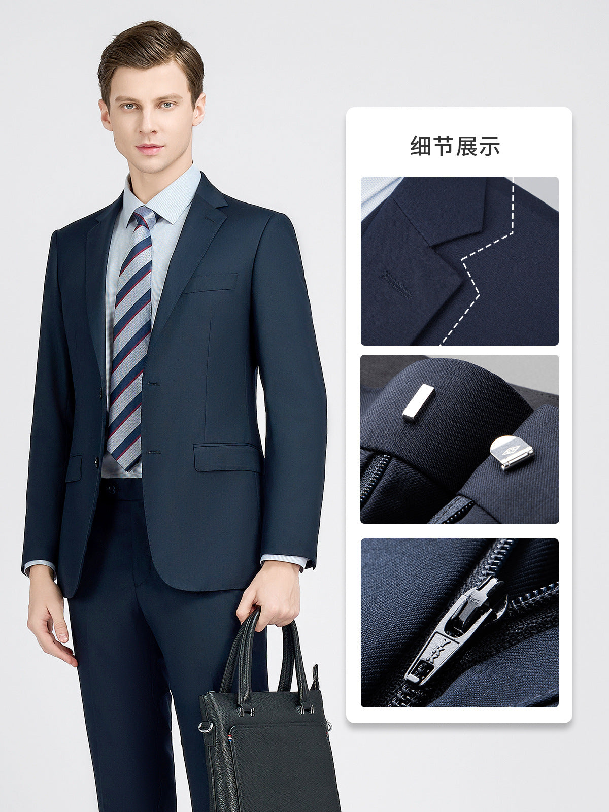 Machine Washable Men's Suit Men's Suit Best Man's Suit Wedding Dress Wool Casual Suit Men's Jacket Professional Formal Dress