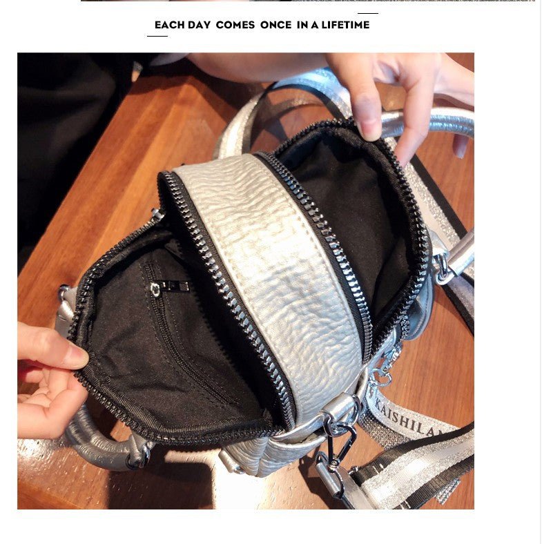 Super Hot Hot Rhinestone Backpack Women's 2025 New Fashion Women's Backpack High-end Genuine Leather Crossbody Bag Light Luxury