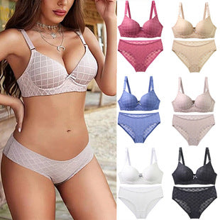 Foreign trade supply sexy women bra lace printing color matching underwear large size underwear bra AliExpress explosion