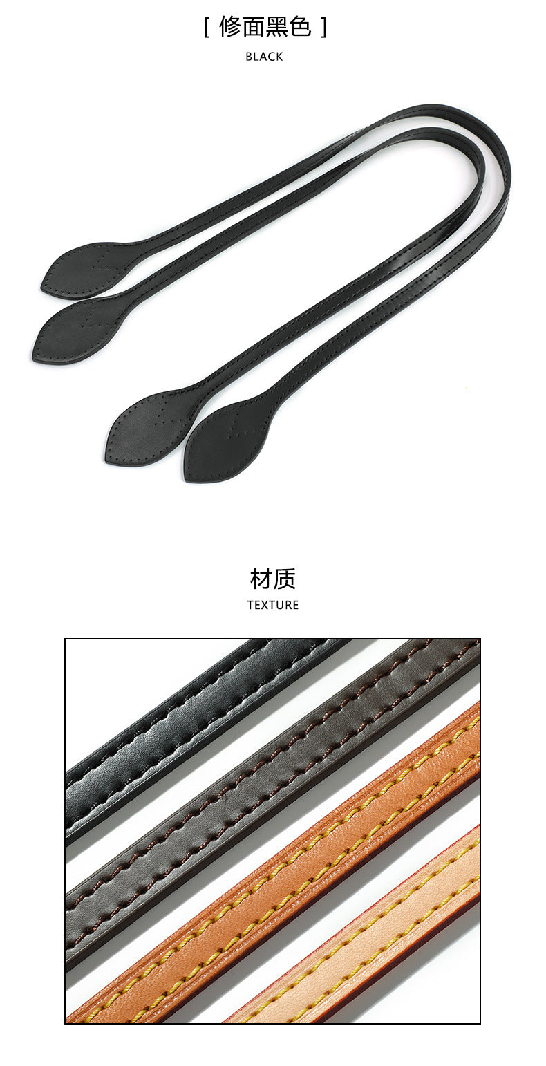Mahuangshi MHS-C-58 Vegetable Tanned Leather Replacement Bag Belt nevefull Checkerboard Shoulder Bag Width 1cm Transformation