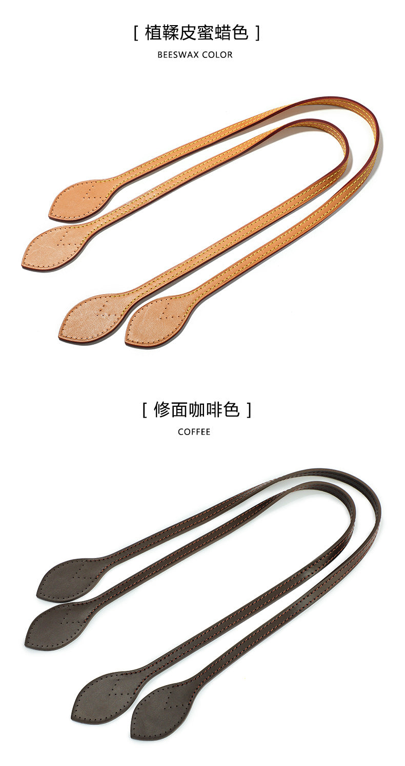 Mahuangshi MHS-C-58 Vegetable Tanned Leather Replacement Bag Belt nevefull Checkerboard Shoulder Bag Width 1cm Transformation