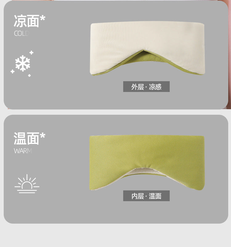 Eye Mask and Earmuffs Two-In-One Sleep Mask for Men and Women, Special for Office Nap, Light-Blocking, Noise-Reducing, Eye Protection, Soundproofing and Eye Protection