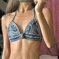 Bikini denim sexy – Style vacances Insta