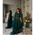 Handmade Designer A-Line Gown with Dupatta Empire Waistline for Party Wear